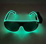 Green Wireless Led Light Up Glasses Glow In The Dark Aaa Batterie Needed 3 Modes. Fixed Price $16.99.