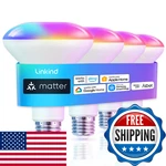 Linkind Matter Smart Light BR30 Bulbs Recessed Led Color Changing. Fixed Price $67.24.