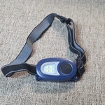 Blue Black Led Headlamp Adjustable Strap For Camping Hiking Battery Powered. Fixed Price $10.00.