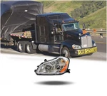 Headlamp Driver Side Left-hand Fits Kenworth T680 Replaces P54-6103-10000. Fixed Price $204.99.