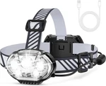 Rechargeable Headlamp, Ultra-bright 5 Led With Red 1-PACK, Gray. Fixed Price $23.81.