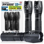 Taclight 3 Pk Tactical Flashlights High Lumens 40X Brighter Than Re... Fast Ship. Fixed Price $31.99.