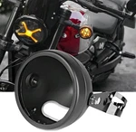 5.75 Inch Motorcycle Headlight Housing Bucket With Side Mounting Bracket Carb.... Fixed Price $53.90.