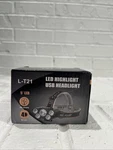 24!! New In Box! Usb/ Led High Quality Rechargeable Headlamp 5 Light. Fixed Price $149.99.