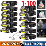 2 Pack Usb Rechargeable Waterproof Led Headlamp Flashlight. Fixed Price $169.99.