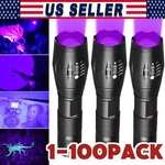 Uv Flashlight Black Super Bright 120000LM Torch Ultra Violet Lamp Led. Fixed Price $10.45.