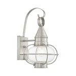 Livex Lighting 26901 Newburyport 15" Tall Outdoor Wall Sconce - Nickel. Fixed Price $349.96.