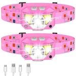 Headlamp Flashlight, High Lumen Bright Led Rechargeable Headlight With White .... Fixed Price $35.56.