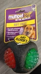 Multipet Ruff Enuff Tpr Dental Diamond Ball W/led Light Dog Toy, 3 In. Fixed Price $12.85.