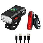 Bike Lighting Kit 1000LM Aluminum Alloy Headlight Taillight Usb Rechargeable. Fixed Price $14.87.