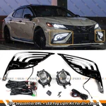 For 21-24 Camry Xse Drl Sequential Bezel Cover + Clear Lens Led Fog Light Kit. Fixed Price $152.99.