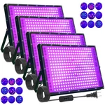 4 Pack 300W 336 Leds, Uv Lamp Lights For Glow Party, 395NM,. Fixed Price $158.32.