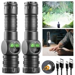 2X Super Bright Led Rechargeable Magnetic Flashlights Work. Fixed Price $14.99.