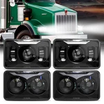 Amonly Dot Approved 60W 4X6 Inch Led Headlights High/low Beam For Kenworth T800. Fixed Price $78.58.