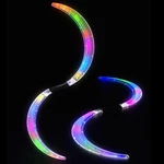 Led Poi Staffs S-shape With 241 Color Light Modes Usb Rechargeable Magic .... Fixed Price $107.62.