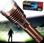 Rechargeable 5000 Lumens Led Flashlight, Modes, Waterproof, 31H Runtime. Fixed Price $61.82.