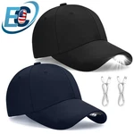 Usb Rechargeable Baseball Cap With Led Light For Outdoor Fishing Night Running. Fixed Price $10.55.