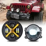 7-INCH Smoked Black X-ray Yellow Dlr And 4-INCH Angel Eye New Fog Light Combi.... Fixed Price $221.32.