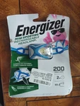 Energizer Led Mini Sporting Rechargeable Headlamp 200LUMENS Water Resistant IPX4. Fixed Price $9.95.