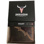 American Bison Rfid Safe Genuine Cowhide Leather Fold Wallet. Nwt. Faded Look. Fixed Price $11.83.