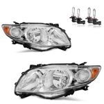 Headlights Assembly For 2009 2010 Toyota Corolla Halogen Headlamp Replacement.... Fixed Price $119.72.
