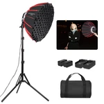 21IN/55CM 60W Handheld Led Softbox With Rechargeable Battery/grid/light.... Fixed Price $214.88.