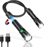 Led Neck Light, 1800 Lumens Bright Rechargeable Flashlight With Magnetic Ba. Fixed Price $41.38.