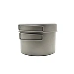Toaks Titanium Outdoor Camping Cook Pot With Pan Foldable Handles - 1300ML. Fixed Price $50.50.