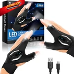 Gifts For Men Led Flashlight Gloves, Easter Basket Stuffers One Size, Black. Fixed Price $30.65.