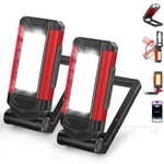 Yiamia Rechargeable Led Magnetic Work Light 2 Pack, Portable Tool Gifts Red. Fixed Price $40.35.