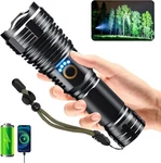 Sinvimes Rechargeable Flashlights High Lumens, 990000LM Led BM-LITE-K1, Black. Fixed Price $44.05.