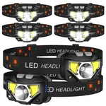 Rechargeable Motion Sensor Headlamp Waterproof Led Headlight Camping Hiking. Fixed Price $103.51.