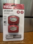 Hyper Tough 150-LUMEN Led Headlamp 2 MODES,HIGH-LOW,IPX4 Water RESISTANCE,3-AAA. Fixed Price $14.99.