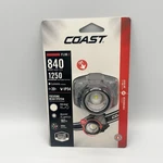 Coast FL86 Dual Power Led Headlamp 840 Lumens Twist Focus Flood Spot Beam IP54.. Fixed Price $17.99.