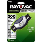 Rayovac SPPHL3AAA-BXT Polycarbonate Multicolored 200 Lm. Led Head Lamp 2.5 W In.. Fixed Price $20.85.
