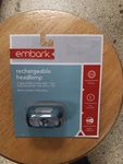 Embark Rechargeable 100 Lumens Led Water Resistant (IPX4) Headlamp. Fixed Price $12.00.