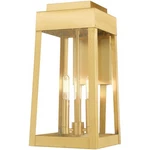 Livex Lighting 20855-12 Oslo 3 16 Inch Satin Brass Outdoor Wall Lantern. Fixed Price $619.96.