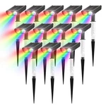 Bokeluna Rgb Solar Spot Lights 2 1 Outdoor 8 Lighting Modes Pc. Fixed Price $198.72.