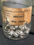 Coleman Ball Nut Nos 203-411 New Unused Old Stock Vent Lamp Lantern. Fixed Price $9.99.