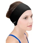 Hair Guard Swimming Head Band Waterproof Ear Protection Cover Elegant Black New. Fixed Price $19.99.