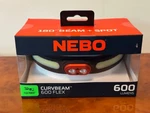 Nebo Curvbeam 600 Flex Headlamp Lumens 180 Flood+spot Rechargeable IPX4 Nib. Fixed Price $36.99.