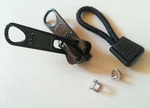 Ykk #8 Vislon Single Or Double Sliders Black, White, Gray Molded Chain Zipper. Fixed Price $10.00.
