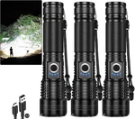 Eclinco Rechargeable Flashlights 3 Pack 990,000 Lumens Super Bright Led Powe.... Fixed Price $67.59.