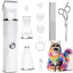 Cat Grooming Clippers Kit With Paw Trimmer, 3 1 Electric Pet Hair .... Fixed Price $60.03.