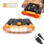 Everbrite 2PK Hat Light Rechargeable Waterproof Clip Cap W/memory Function. Fixed Price $23.99.