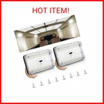 Eeekit Dome Roof Interior Light, 2PCS 12V 36 Led Ceiling Lights With On/off. Fixed Price $20.81.