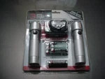 3 Pack Led Flashlight Combo Set W/ Headlamp + Batteries (not Sure If Still Good). Fixed Price $8.37.