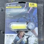 Nite Ize Radiant 125 Led Rechargeable Bike Headlight Black. Fixed Price $15.24.