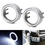 White 40-SMD Led Angel Eyes Halo Rings W/ Shroud For Fog Lights Retrofit Diy. Fixed Price $27.99.