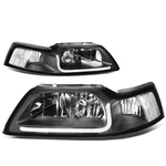 Dna Motoring HL-LB-FM99-BK-CL1 Pair Led Drl Headlights Compatible With 1999-2.... Fixed Price $222.00.